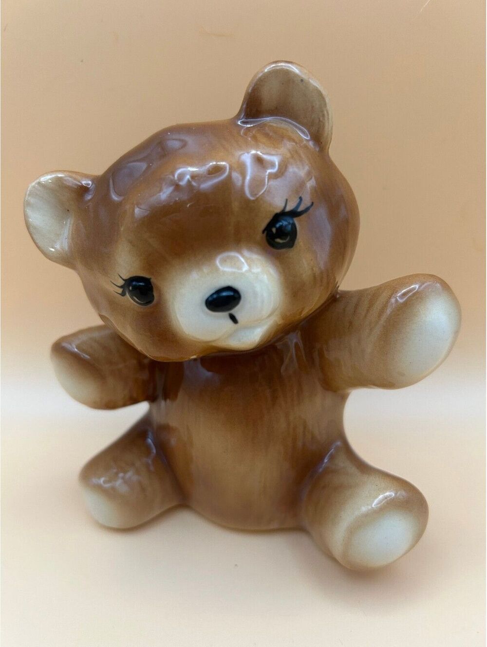 McCoy Pottery Cinnamon Bear Shaker Teddy Bear Limited Edition 59 of 500